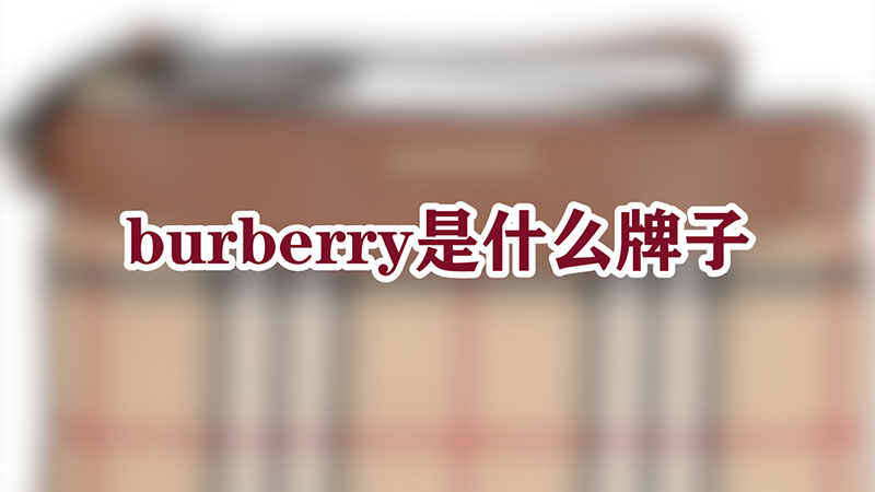 burberry是什么牌子
