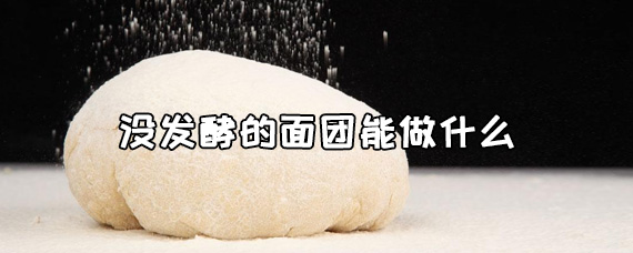 没发酵的面团能做什么 没发酵的面团能烤得出面包吗