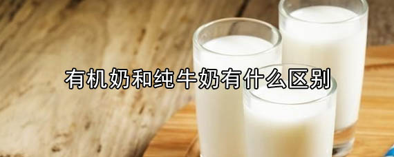 有机奶和纯牛奶的区别是什么 哪个营养价值高